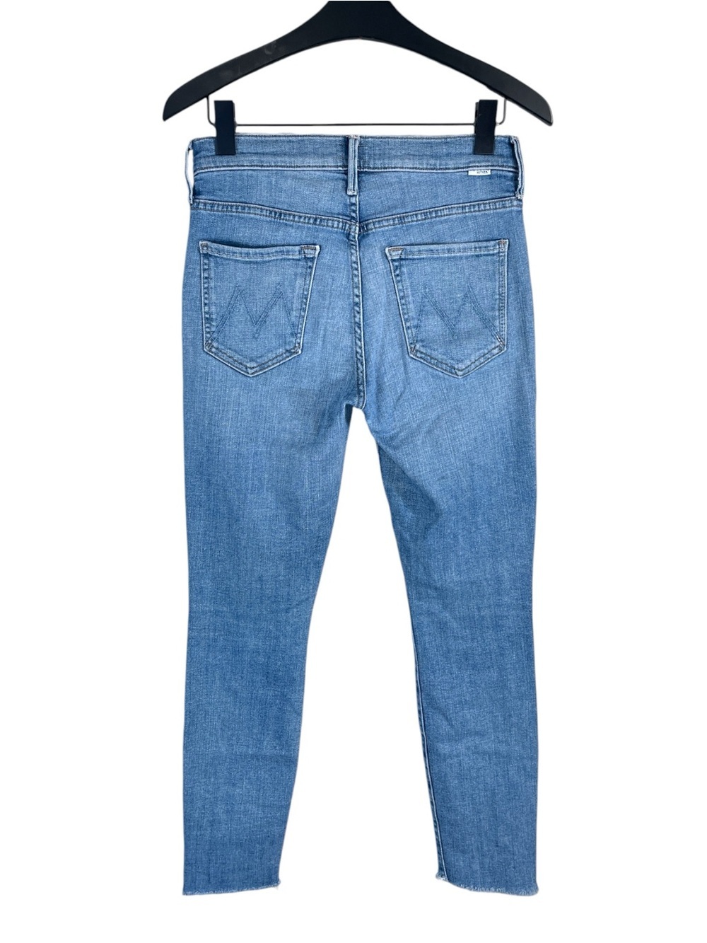 Mother Denim The Stunner Zip Ankle Step Fray size 27 in Camp Expert Wash - Picture 11 of 12